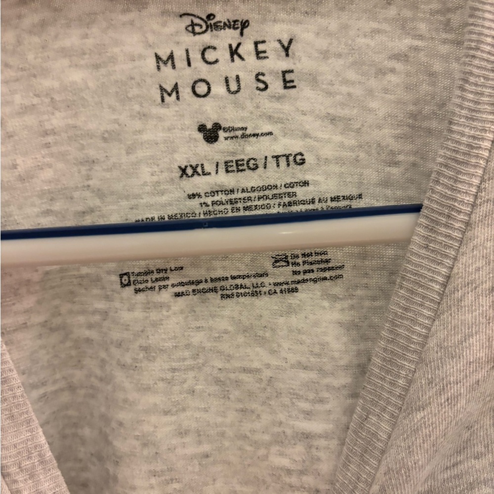 Disney Mickey Mouse xxl Gray Mickey Mouse T-Shirt brand new no tags - Picture 3 of 5